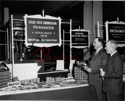 NBP-P 0028 - Industrial Fair - Atlas Tack Corporation Booth - State House - Boston