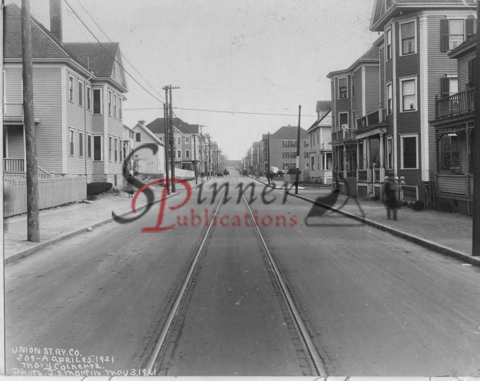 SRL 0048 - North Front   Davis Streets 1921 - New Bedford